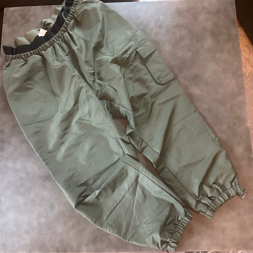 Reebok Cardi B Olive Green Joggers